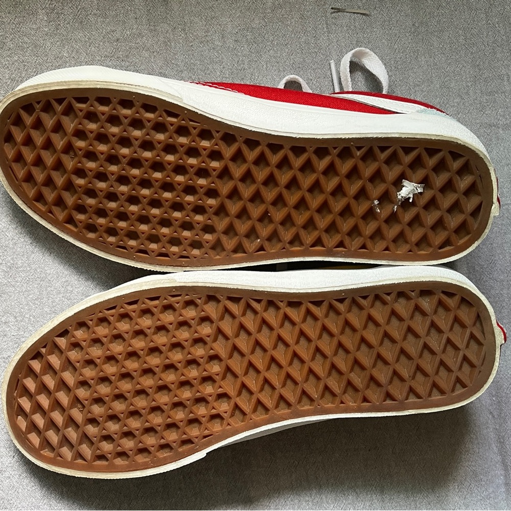 Vans Kids Yellow, Red, and Green Sneakers - Picture 4 of 6